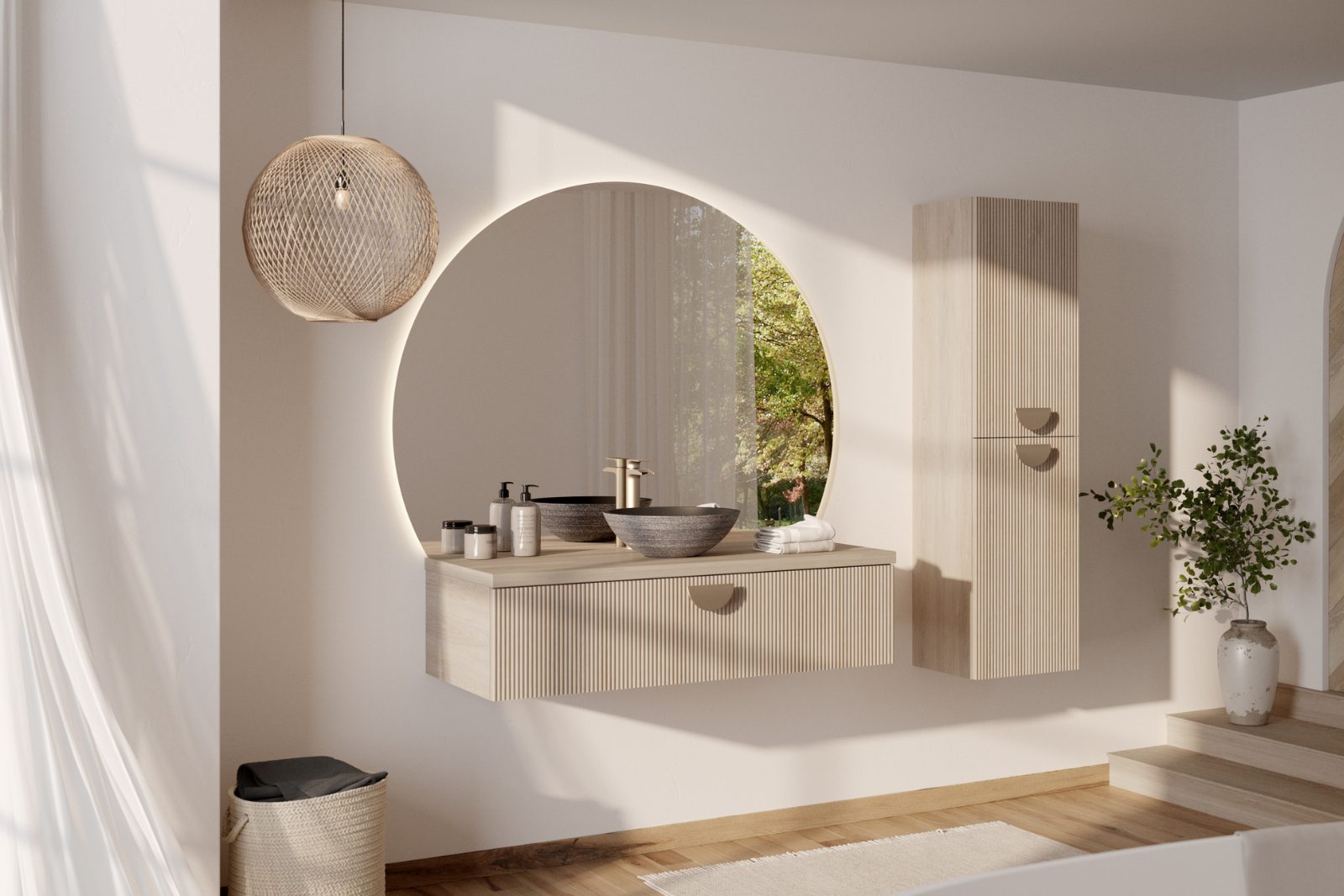 Salle de bain scandinave Sanijura