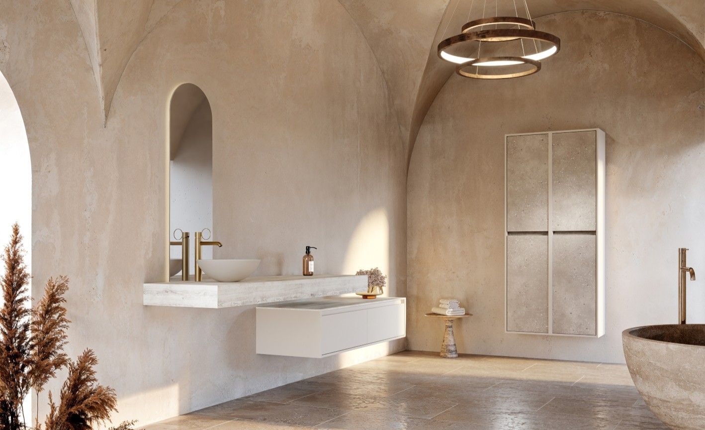 Image de salle de bain traditionnelle